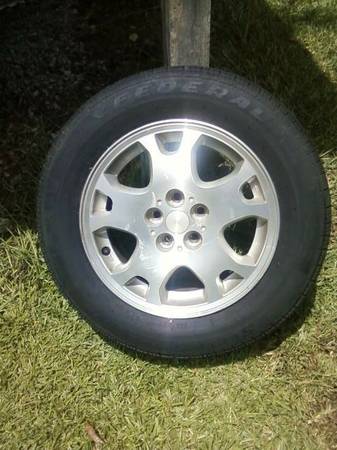 Aluminum Wheel and tire