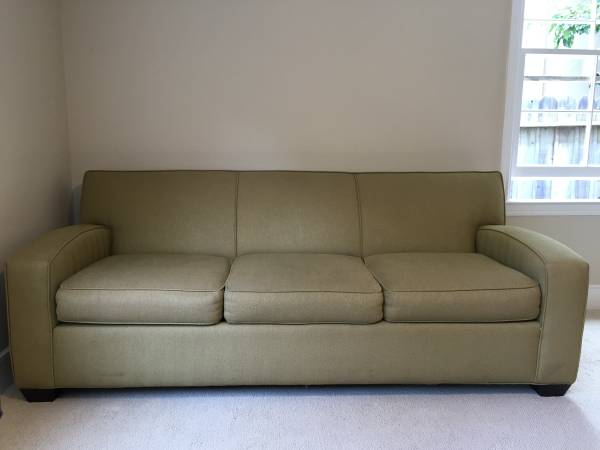Amazing Condition, Light Green Textured Couch