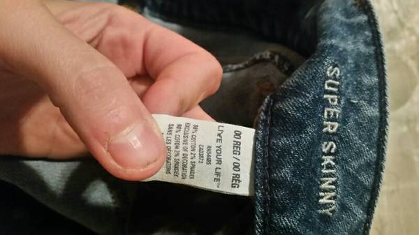 american eagle jeans size 00