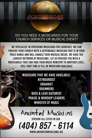 Anointed Musicians (Richmond amp Surrounding Counties)