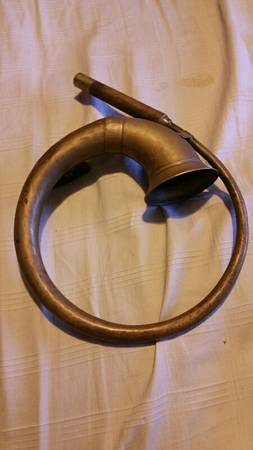 antique brass  car horn