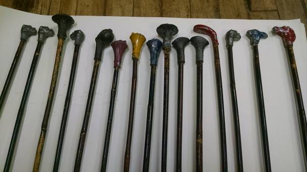 antique carnival cane collection