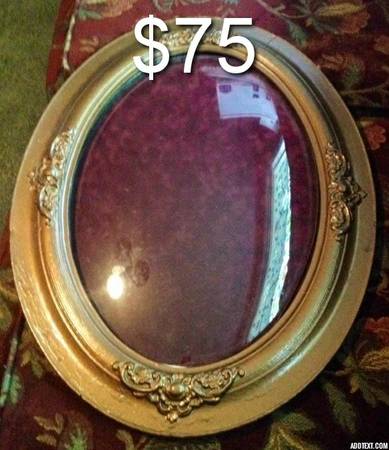 Antique Convex Bubble Glass frame, Hand Carved Coffee Table, Frames,