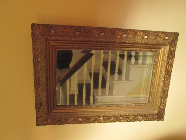 antique gold gesso mirror