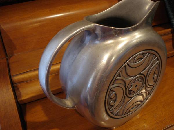 ANTIQUE GORGEOUS METAL WATER PITCHER