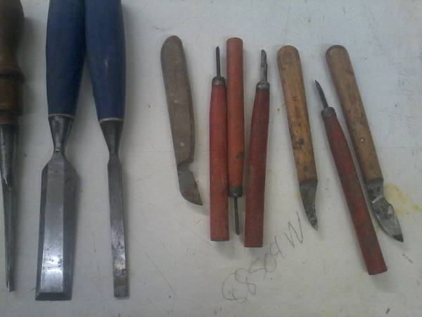 Antique wood Chisels amp Carving Tools (Elsah, IL)