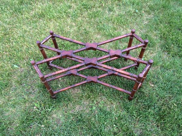 Antique Wood Coffee Table Base 30