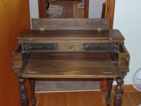 antique writing desk.