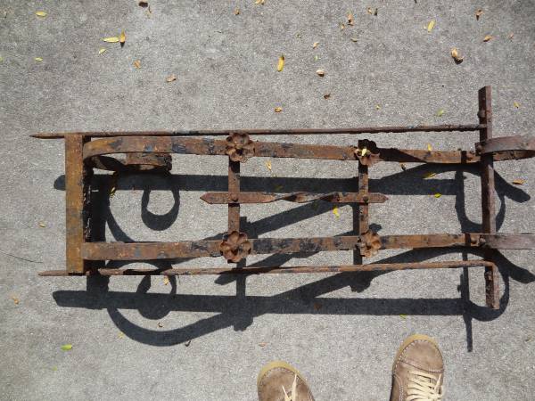 Antique Wrought Iron Window Guard