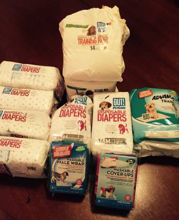 Assorted Doggie Diapers amp Training Pads (Columbia)