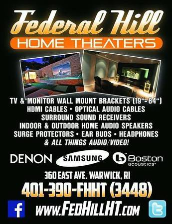 Authorized Sony, Denon, Samsung amp KEF dealer. (360 East Ave Warwick. Open till 6pm)