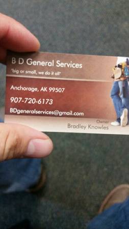 B D general services (anchorageeagle river)