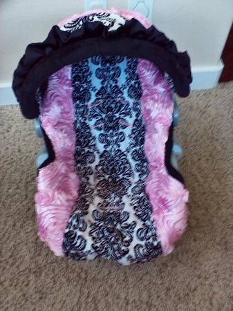 Baby girl custom car seat cover (Meridian)