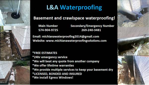 Basement Waterproofing Affordable FREE ESTIMATES (Anywhere)
