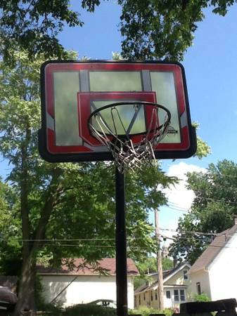 Basketball acrylic backboard and rim