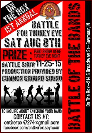 BATTLE FOR TURKEY EVE  BATTLE OF THE BANDS  (SEYMOUR)