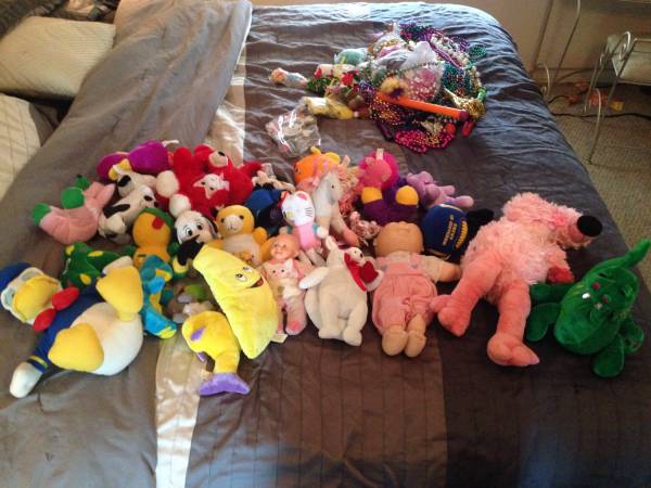 Beads and stuffed animals