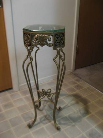 BEAUTIFUL ANTIQUE BRASS PLANT STAND