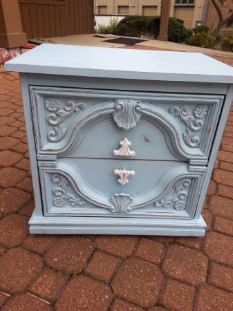 Beautiful Blue End Table