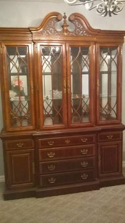 Beautiful China Cabinet 2 Piece