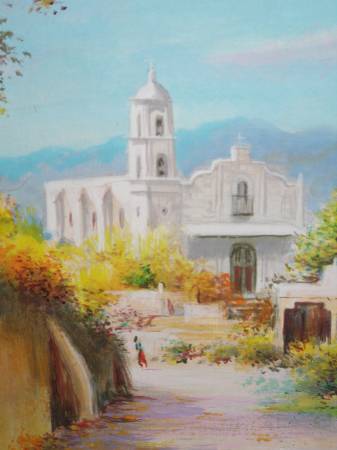 BEAUTIFUL PAINTING TO HONOR JESUS CHRIST FOR CHURCH OR IGLESIA