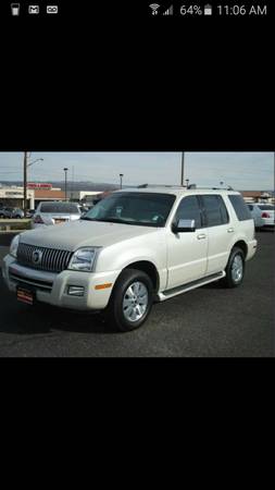 beautiful pearl 2006 mercury mountaineer premier,priced to sell OBO