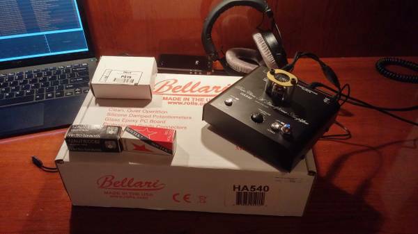 Bellari Ha540 headphone amplifier..upgraded extra tubes, power supply (pompano beach)