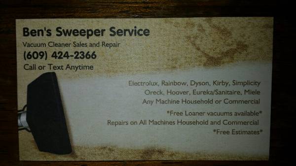 Ben39s Sweeper Service Vacuum Repair amp Sales (hamilton)