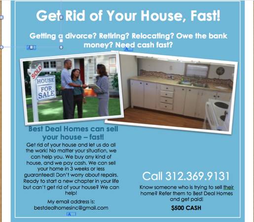 Best deal homes can sell your house