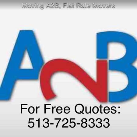 Best Flat Rate Movers In Ohio MOVING A2B GIVE US A CALL TODAY (Cincinnati)