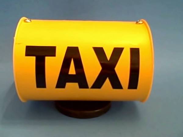 Billingsley TAXI Magnetic Auto Top Sign (Memphis, TN)