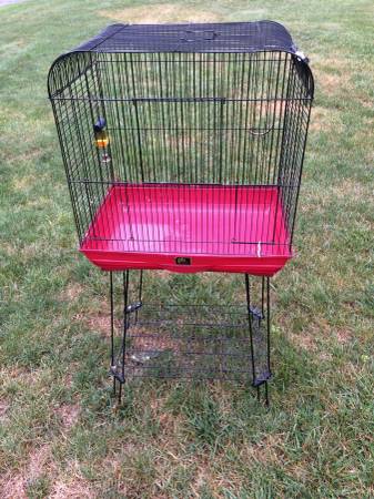 Bird cage on stand 15