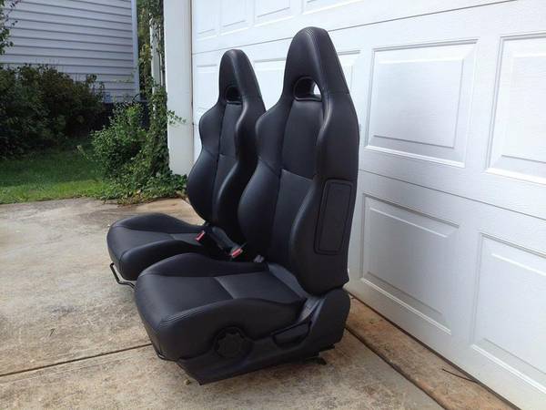 Black Leather Acura Seats