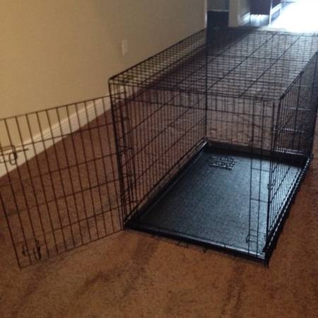 Black Metal Dog Crate 55 (Diberville)