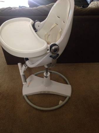 Bloom fresco white high chair