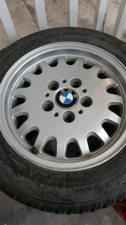 BMW wheel and tire set (columbine st)