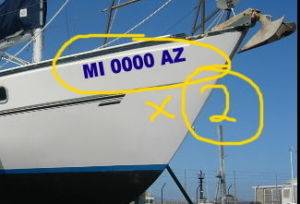 Boat Registration Numbers amp More