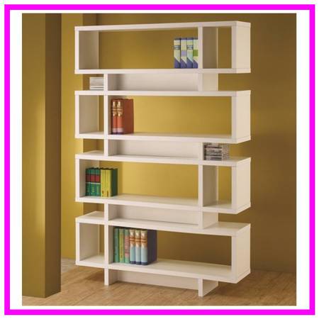 Bookcases Contemporary Finish Open Bookcase