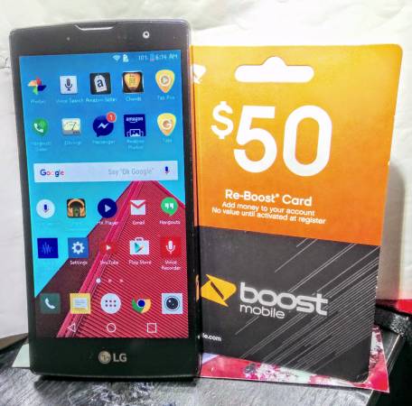 Boost Mobile LG VOLT 2 amp 50 reboost card