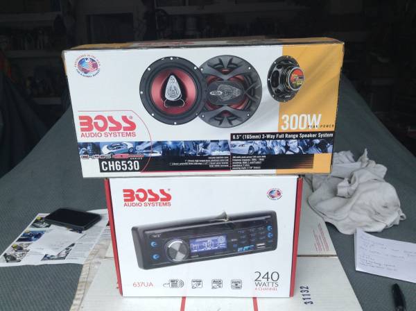 BOSS AUDIO SYSTEM AND SPEAKERS