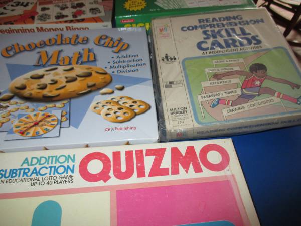 box of learning games  lot  1 (east windsor)