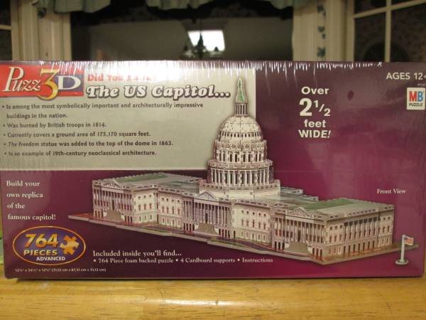 BRAND NEW 3D PUZZLE OF U.S. CAPITOL