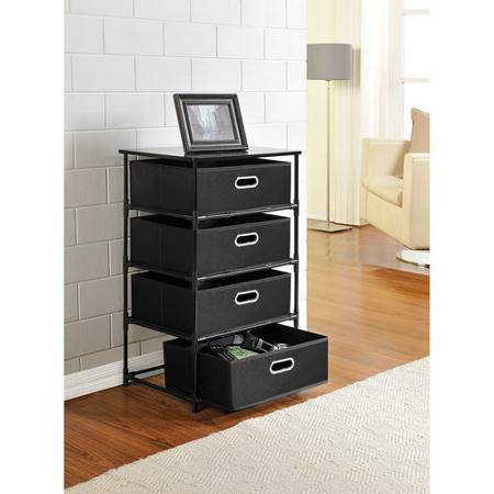BRAND NEW Altra 4 Drawer Canvas and Metal Storage, Multiple Color