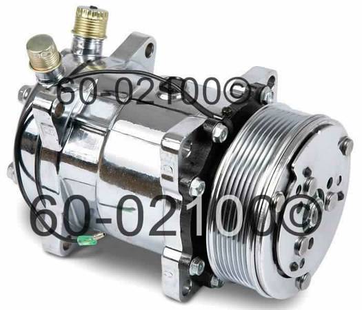 brand new chrome sanden sd 508 AC Compressor