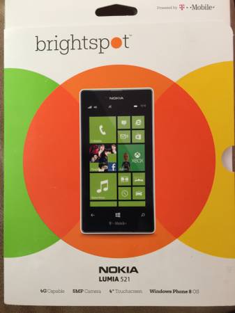Brand new sealed box Nokia lumina 521