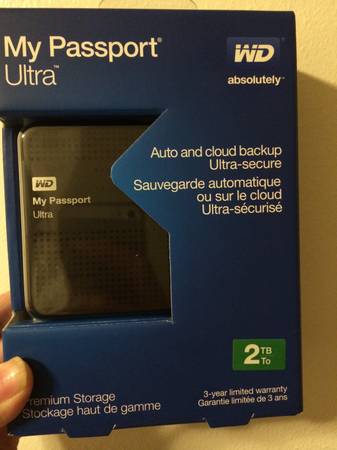 BRAND NEW WD Ultra 2TB Portable Hard Drive