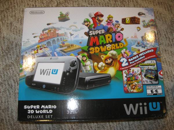 BRAND NEW Wii U Super Mario 3D World Bundle