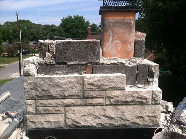 brick block amp stone chimney repairrebuilt foundation repair (Indiana)