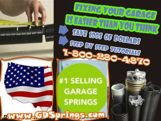 Broken garage door spring Repair it yourself and save hundreds