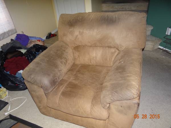 brown arm chair